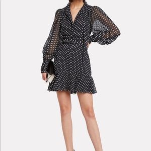 ALEXIS IVETTE EMBROIDERED CHIFFON MINI DRESS